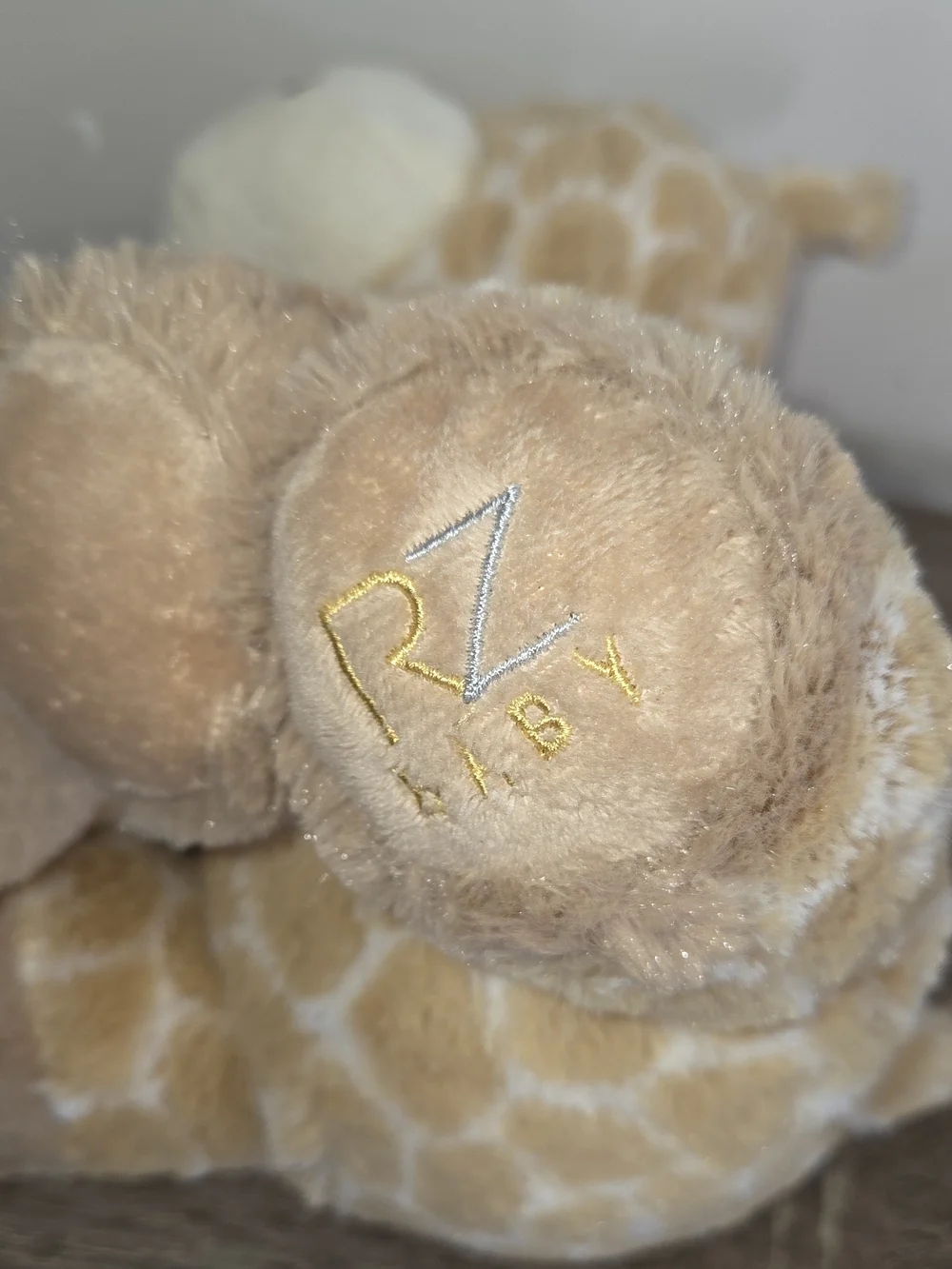 Rachel Zoe Baby Rattle Safari Baby Giraffe Stuffed Animal Plush Toy 11